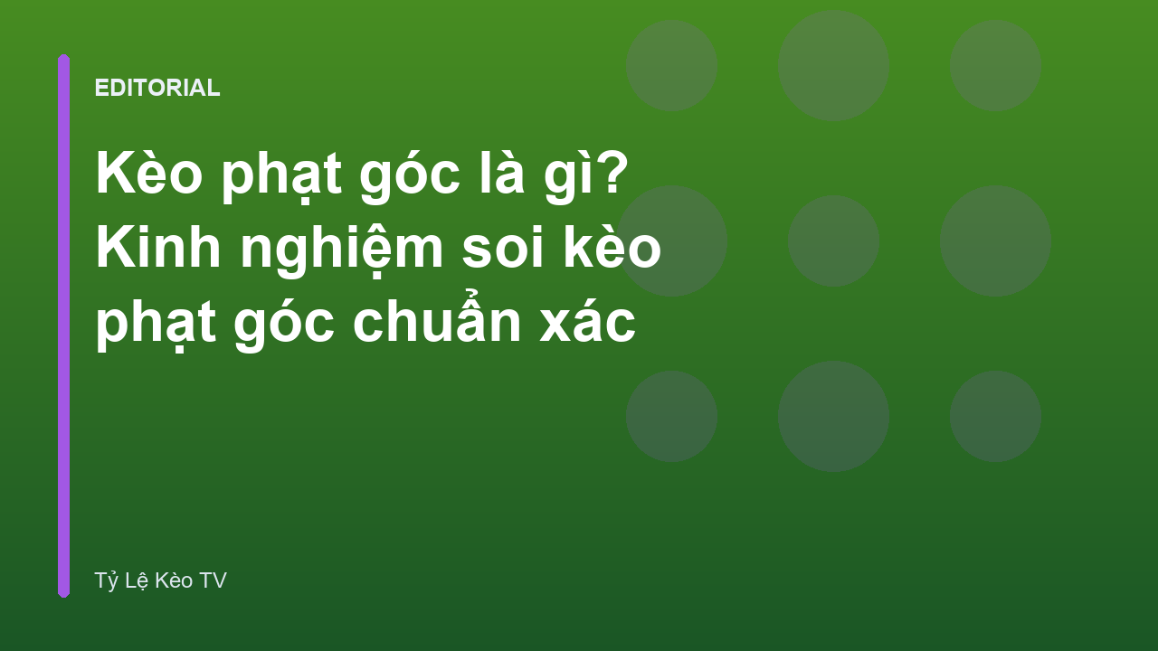 Người chơi đang phân tích kèo phạt góc trong trận đấu bóng đá
